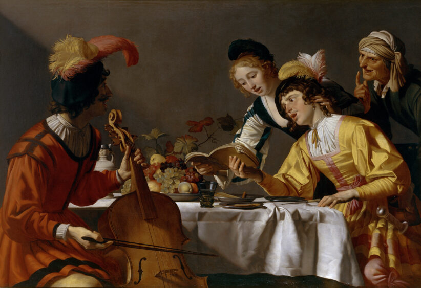 Gerrit van Honthorst, Concerto, olio su tela, Galleria Borghese © Ministero per i beni e le attività culturali e per il turismo - Galleria Borghese