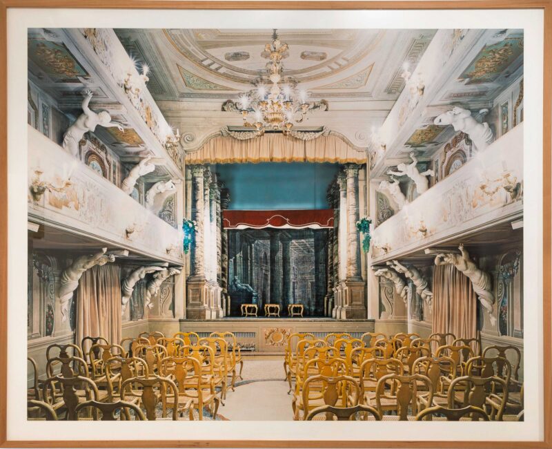 Candida Hoefer, Teatro di Villa Mazzacorati di Bologna, 2006, Digital C-Print, 205 x 252 cm, Cortesi Gallery