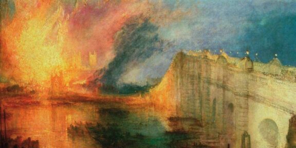 J.M.W. Turner, The Burning of the Houses of Lords and Commons, 16 October 1834