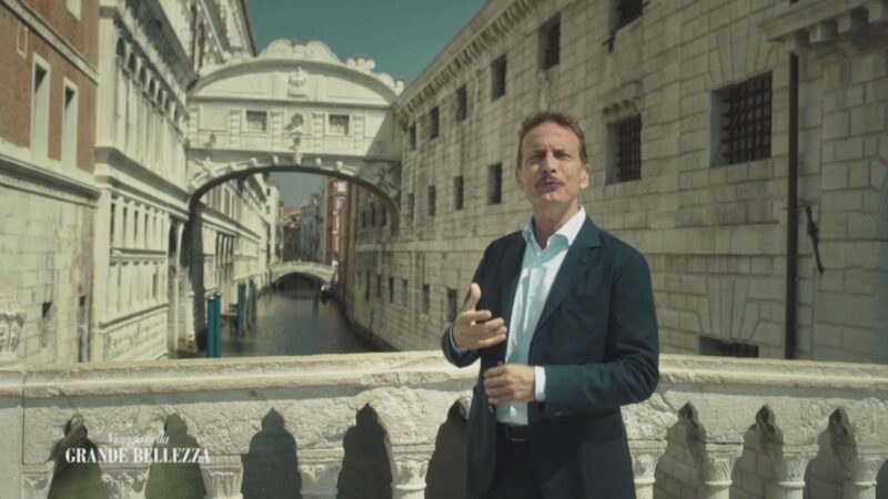 Cesare Bocci in Viaggio nella Grande Bellezza