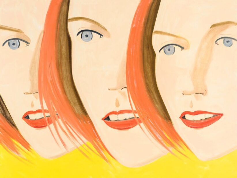 Alex Katz, Emma 4, 2017, olio su tela. © Alex Katz, VG Bild-Kunst, Bonn 2018, Courtesy Gavin Brown’s Enterprise, New York / Rome, collezione privata