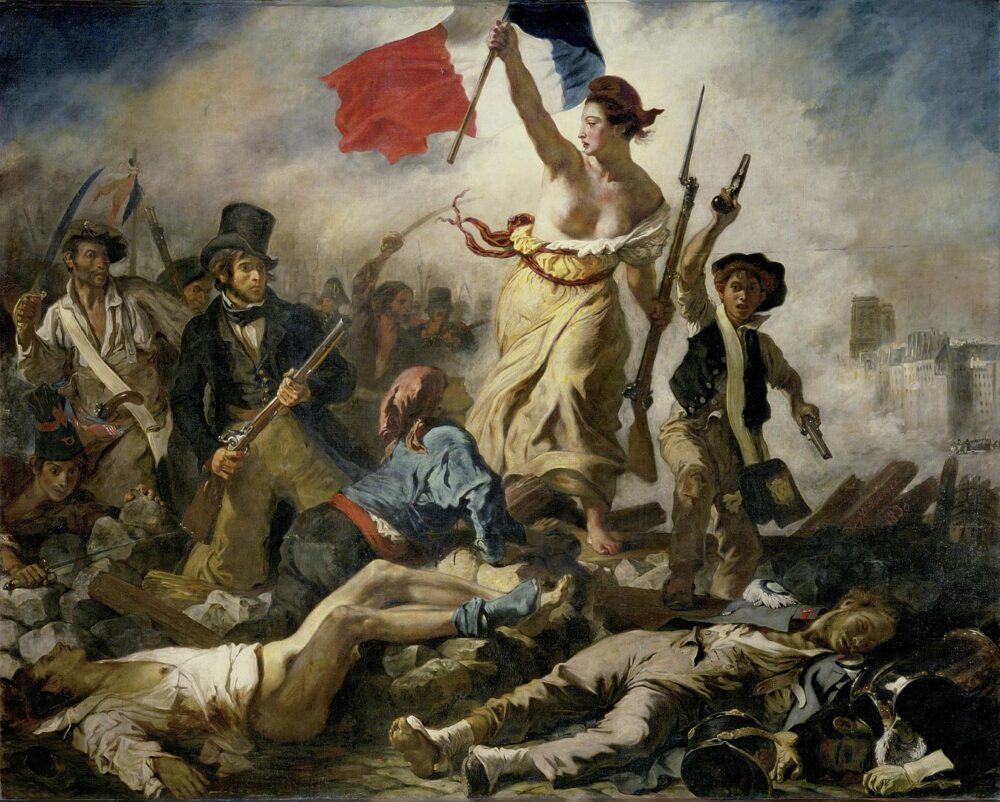 La liberté guidant le peuple, di Delacroix