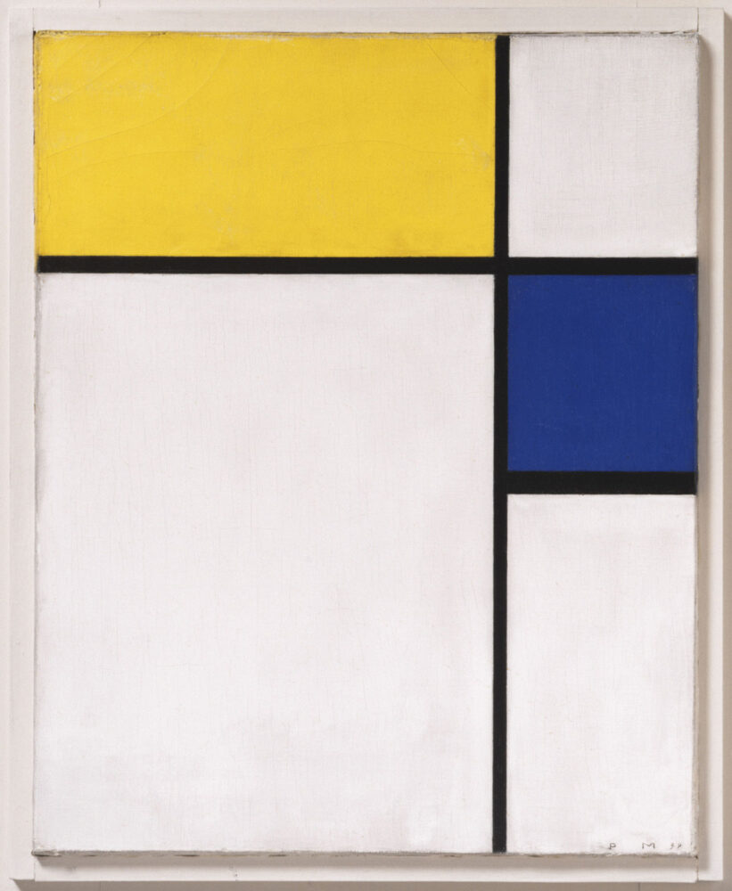 Piet Mondrian, Composition with Blue and Yellow, Philadelphia Museum of Art