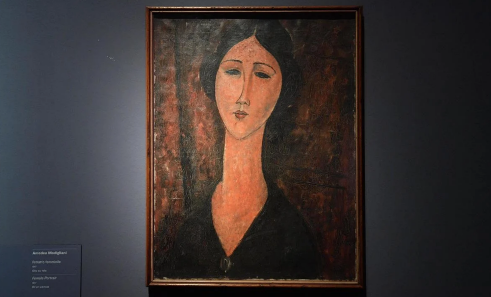 Ritratto femminile, uno dei Modigliani esposti e Genova e sotto la lente dell'accusa