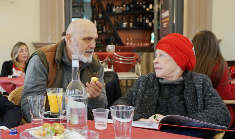 Bruno Ceccobelli e Barbara Rose, Caserta 2018