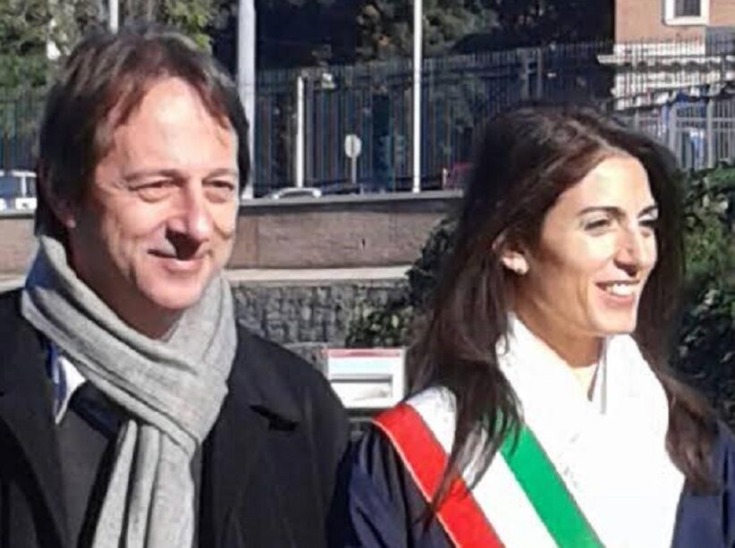 Virginia Raggi e Luca Bergamo