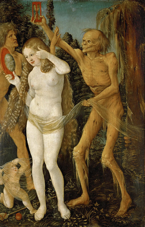 Hans Baldung, Le tre età della donna e la morte