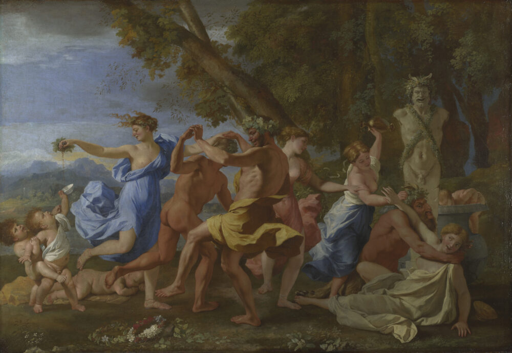 Nicolas Poussin, A Bacchanalian Revel before a Term, 1632–3 © The National Gallery, London