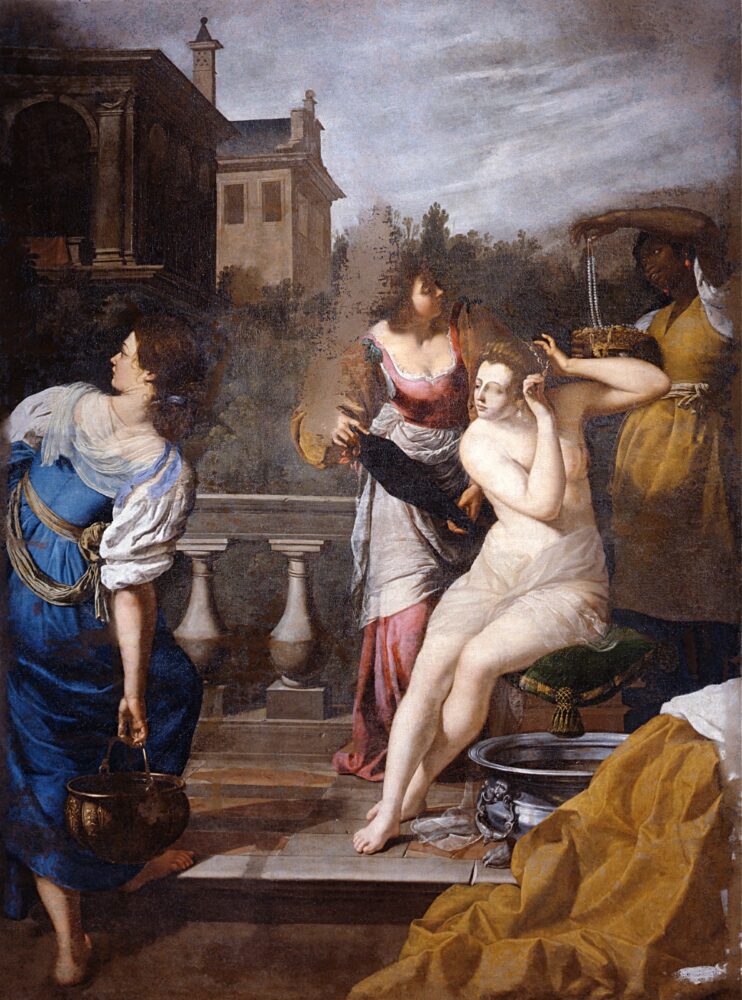 Uffizi On Being Present David e Betsabea, Artemisia Gentileschi, 1650 circa