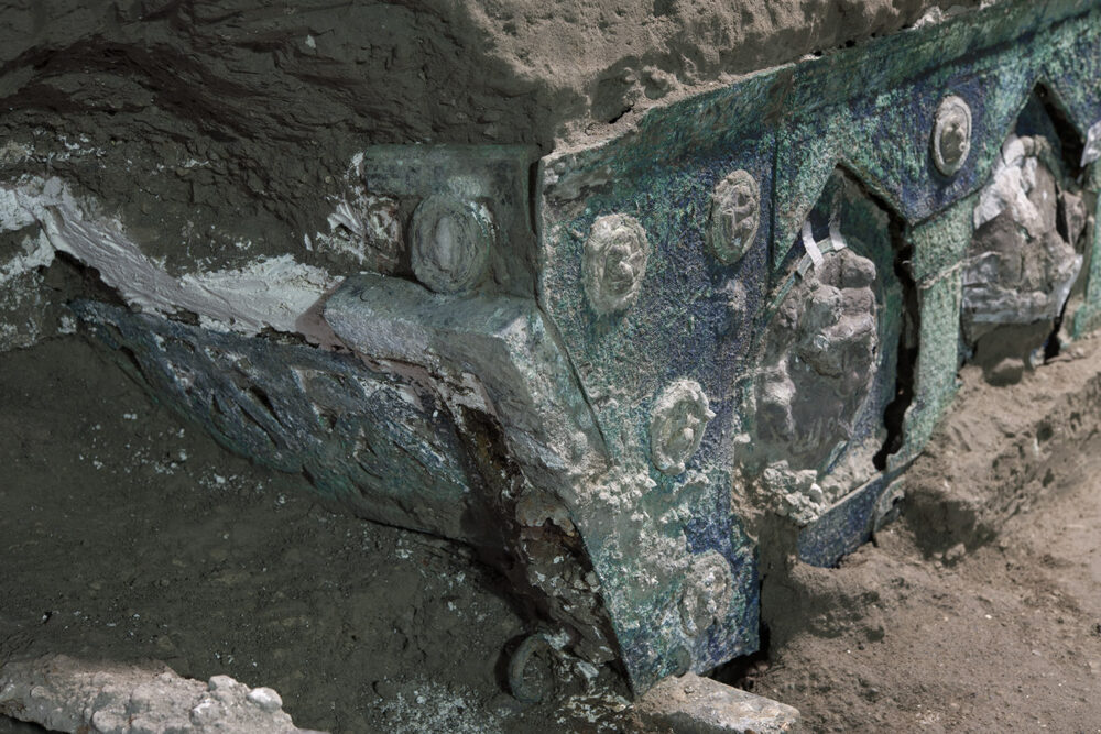 Decorazioni del carro da parata ritrovato a Pompei (®luigispina)