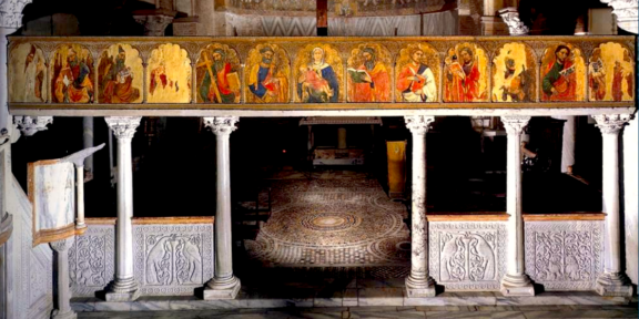L'iconostasi della chiesa di Santa Maria Assunta a Torcello