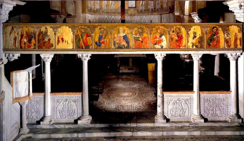 L'iconostasi della chiesa di Santa Maria Assunta a Torcello