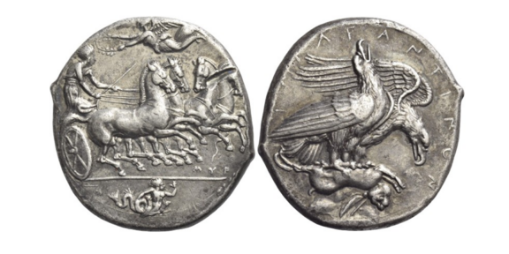 Agrigento, Tetradramma 410-406ca, Ar 17,08. Realizzo: 425.000 CHF. Ex Numismatica Ars Classica NAC AG, Asta 120 07/10/20, lotto 247.