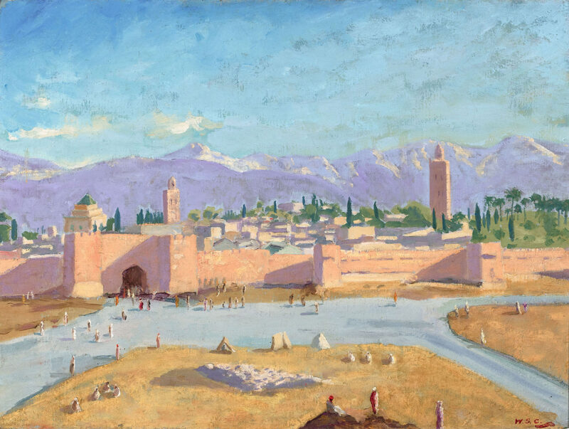 Winston Churchill, The Tower of Katoubia Mosque