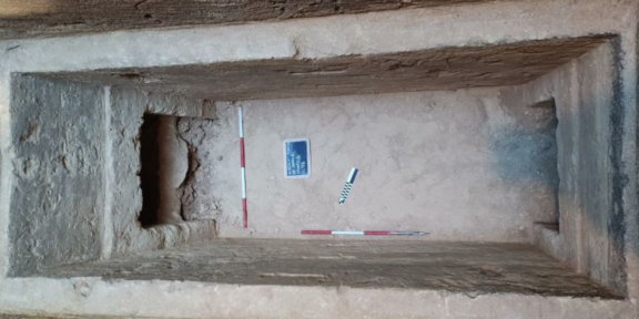 Una delle camere ipogee rinvenute a Marsala (foto lasicilia.it)