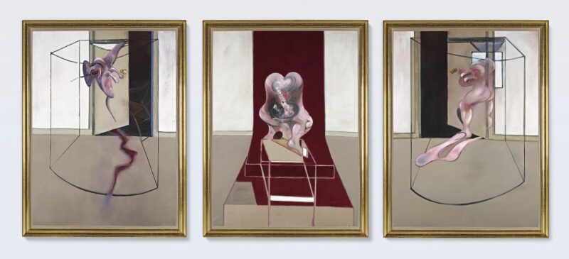 Francis Bacon, Trittico ispirato all'Orestea di Eschilo , 1981.