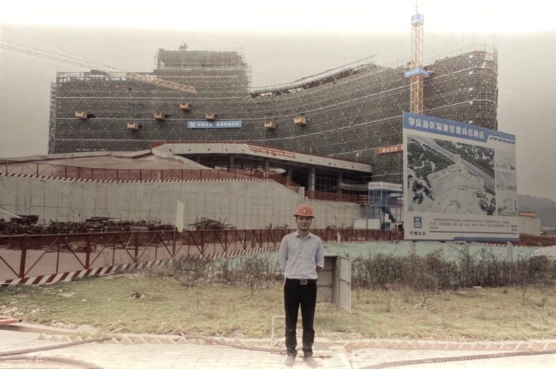 Costruzione di un hotel turistico, 2017, Zhaoquing New Town