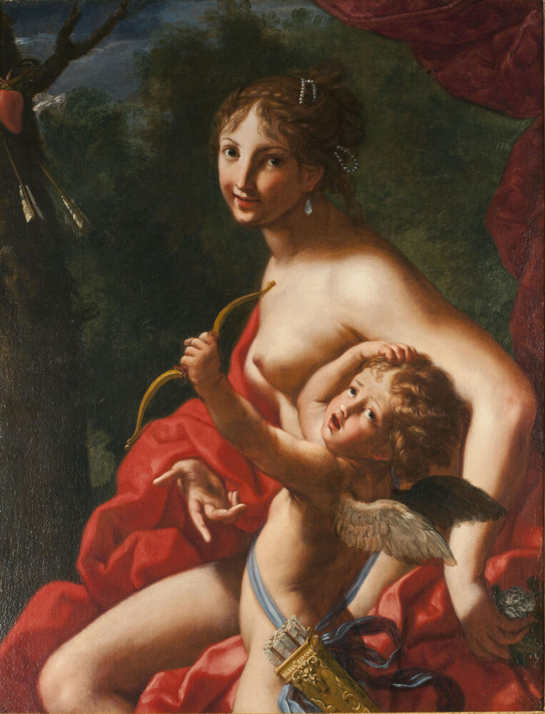 Elisabetta Sirani Venere e Amore, 1664 Olio su tela, 101x85 cm Collezione Privata 