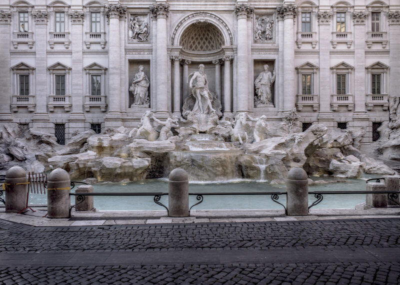 Anton Giulio Onofri, Fontana di Trevi