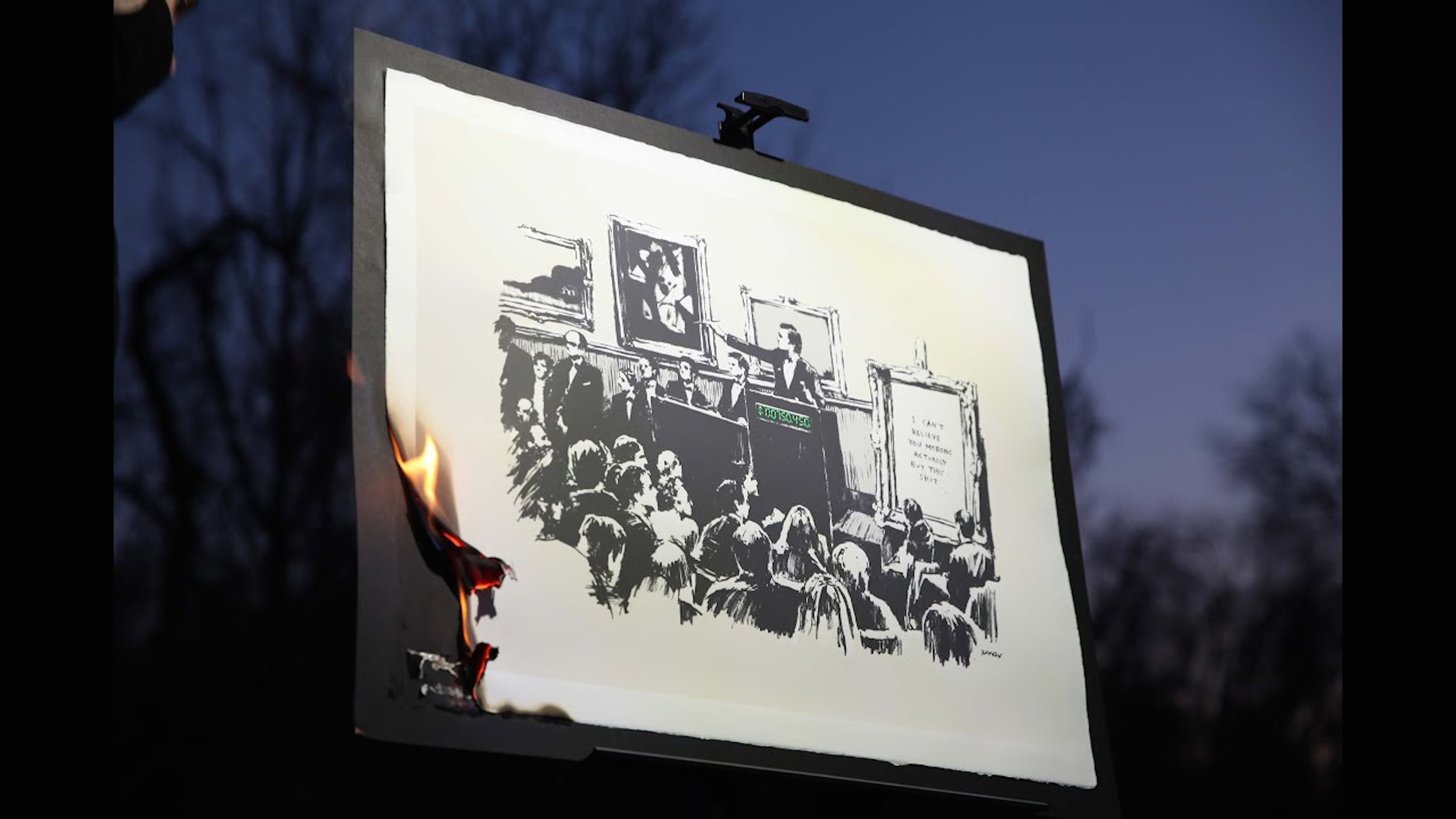 Banksy, il martire della teologia digitale contemporanea