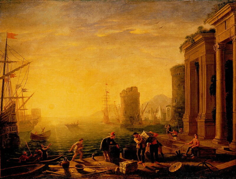 Claude Lorrain - Morning in the Harbour