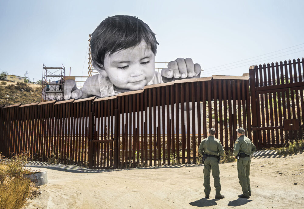 GIANTS, Kikito and the Border Patrol, Tecate, Mexico - U.S.A., 2017