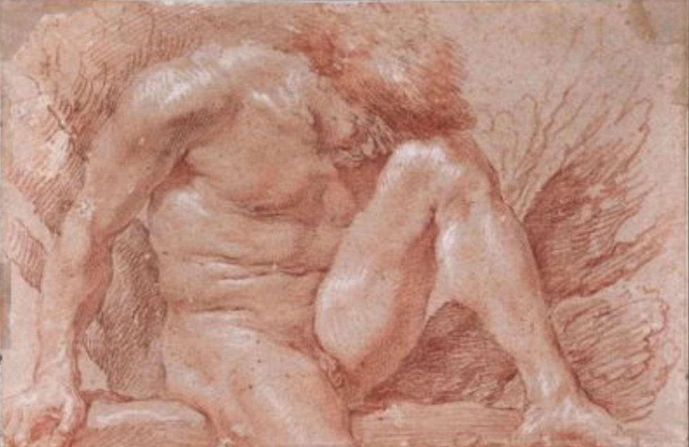 Gian Lorenzo Bernini, Académie d’homme (particolare)