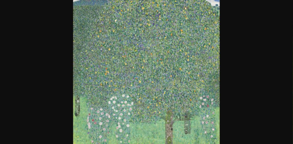 Gustav Klimt, Rosebushes under the Trees, 1905