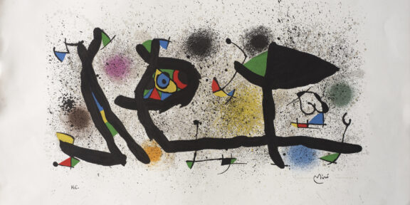 Lotto 162. Joan Mirò, cm 54,5 x 75,7, stima 900 – 1.100 euro