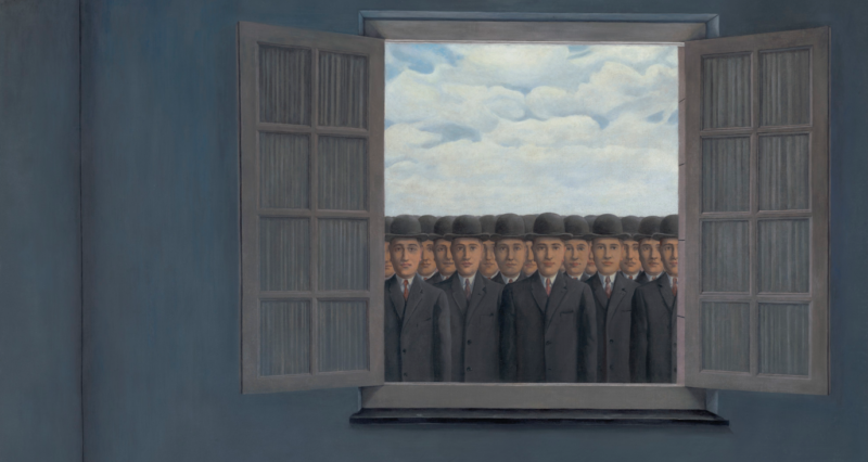 Le mois des vendanges, di Rene Magritte (particolare)
