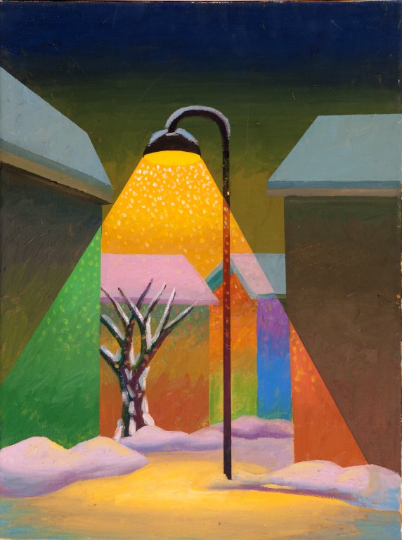 Salvo, Inverno (2002), olio su tela cm 60x45. Stima € 17.000/25.000