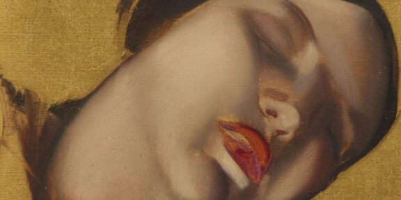 Tamara de Lempicka, Figure esquissée sur fond doré. Stimato £ 1,5 milioni ($ 1 milione)