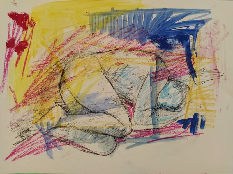 Vincenzo Mascoli, n.16, disegno tecn mista su carta 70 x 50 cm, 2021