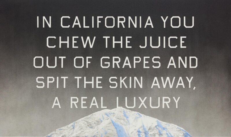 Ed Ruscha, California Grape Skins, Estimate: 2,200,000 - 2,800,000 USD