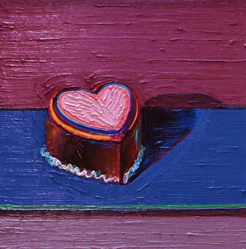 Wayne Thiebaud, Dark Heart Cake, Estimate: 1,800,000 - 2,500,000 USD