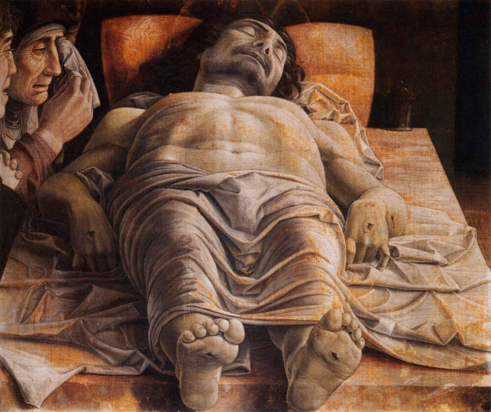 Andrea Mantegna, Cristo morto, Pinacoteca di Brera, Milano