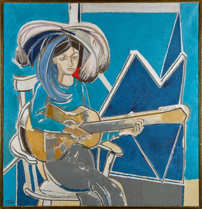 Françoise Gilot,Paloma à la Guitare,1965, est. £120,000-180,000
