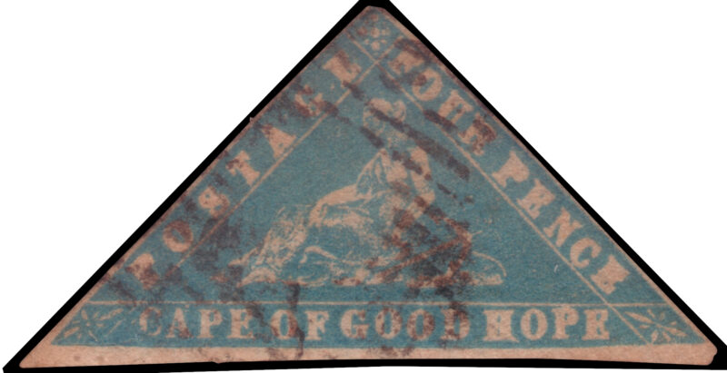 Lotto 2091 CAPE OF GOOD HOPE 1861 "Woodblock". 4d. pale milky blue Provenienza: Collezione Romano Padovan Valutazione € 100 - 150