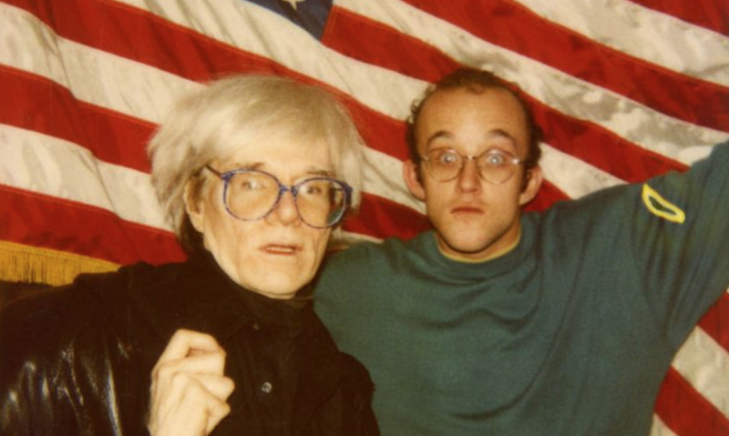 Keith Haring e Andy Warhol