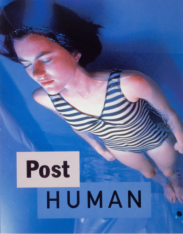 La copertina del catalogo della mostra Post Human