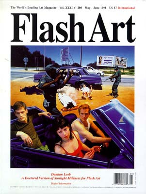 La copertina di Flash Art International