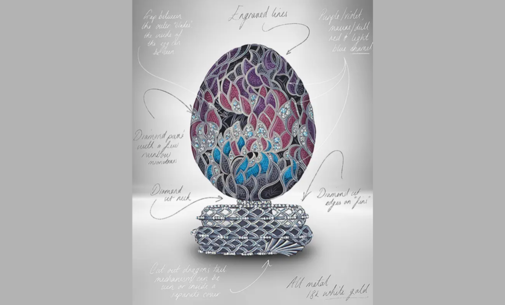 Ecco l’uovo Fabergé per il decimo anniversario de “Il Trono di Spade”. Quanto costa?