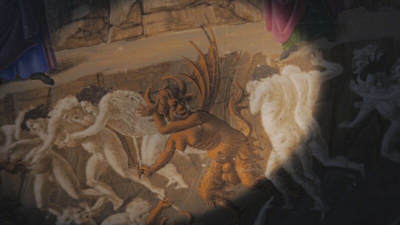 Sandro Botticelli, illustrazione per la Divina Commedia. Gemäldegalerie, Berlino