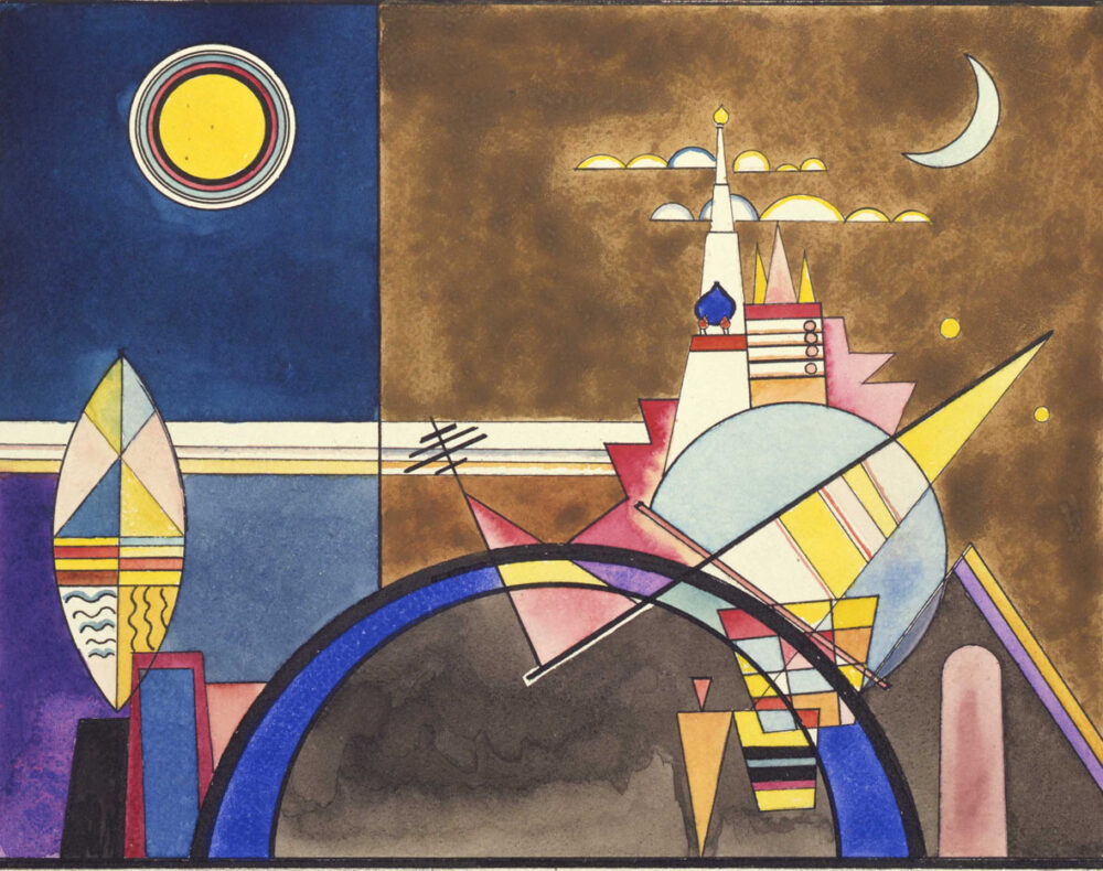 Vasilij Kandinskij, La grande porta (Nella capitale Kiev), 1928, Colonia, Theaterwissenschaftliche Sammlung der Universität