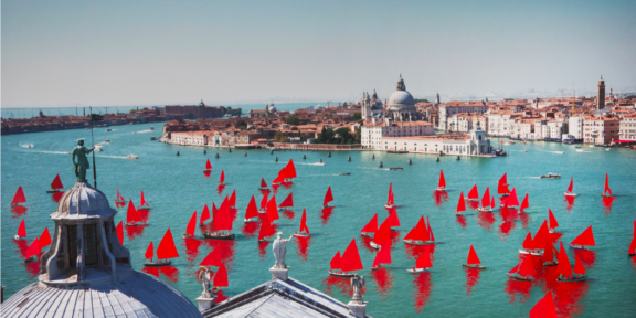 Melissa McGill, Red Regatta (Coppa del Presidente della Repubblica, San Giorgio Maggiore), 2019