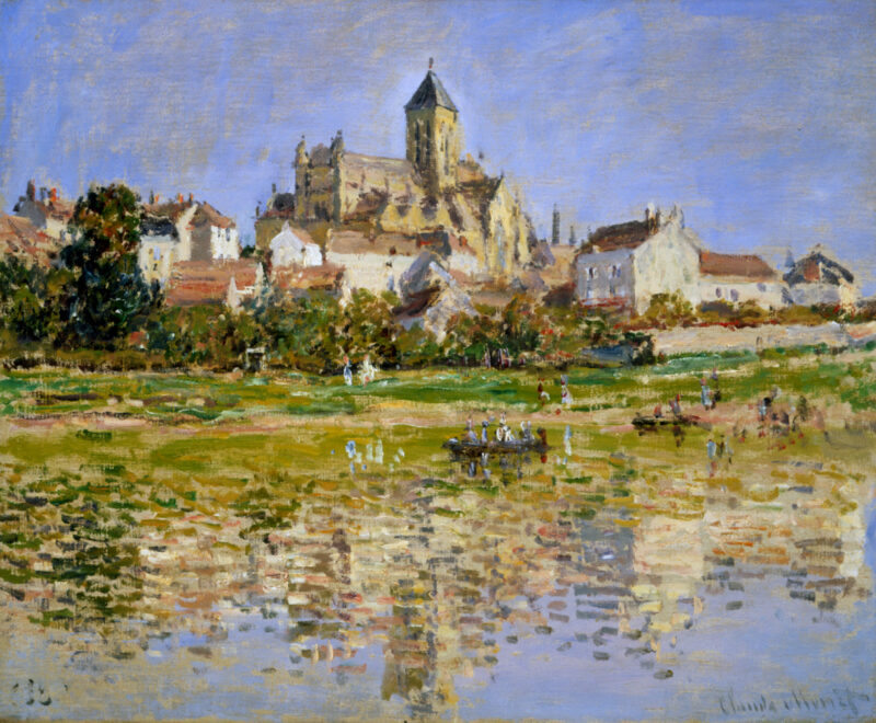 Claude Monet, La Chiesa di Vetheuil, 1880