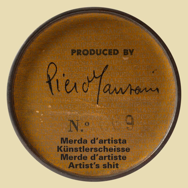 Copertina del libro Merda d'artista