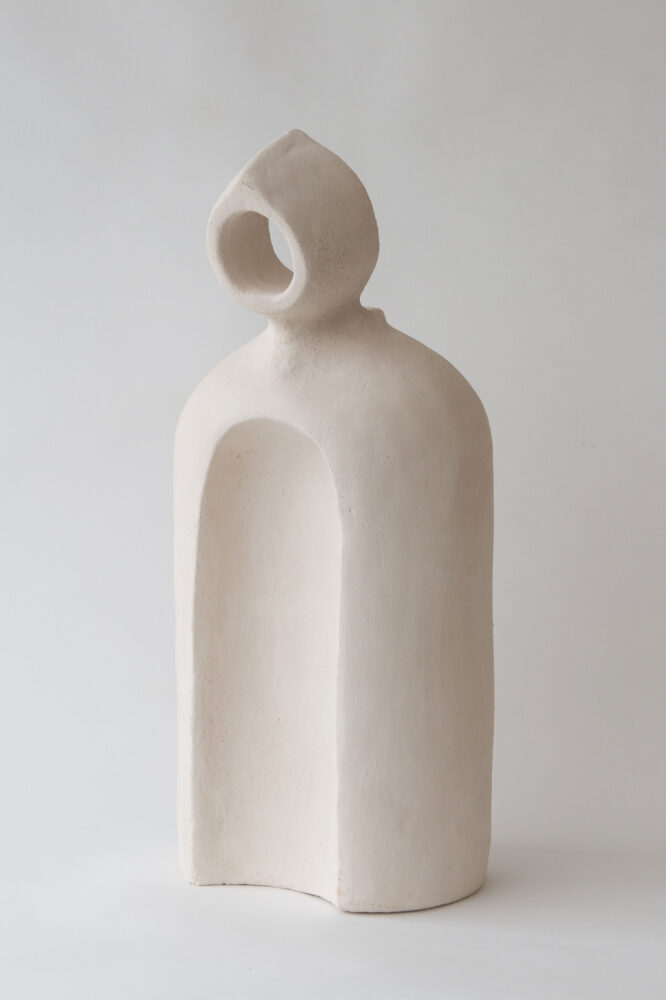 Marco Maria Zanin, Embodied matter - Vessel/hoe II Ceramic 37x22x22 cm Courtesy l'artista
