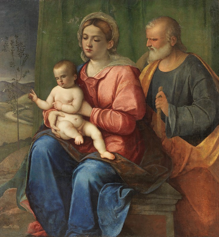 Pietro degli Ingannati, Sacra famiglia (1529-48). Stima € 90.000-130.000)