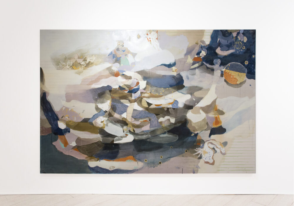 Antares#1, 2020, mixed media on canvas, 200 × 300 cm